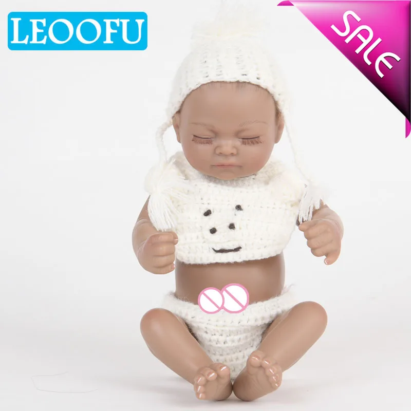 

LEOOFU 28cm 11inch baby silicone dolls full soft children reborn baby doll toy newborn boy girl birthday gift play house toys