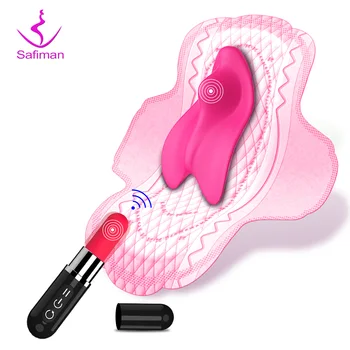 2 in 1 Wireless Panties Vibrator for woman Clitoris Stimulator with Remote Control Lipstick Dildo Vibrator Sex toys for Adult 1