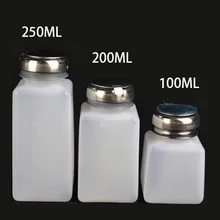FEPRLO 100ml 200ml 250ml Alcohol bottles ESD Plastic Alcohol Dispenser ESD Alcohol Bottle free shipping