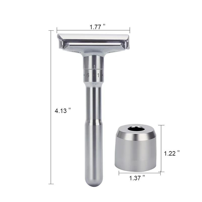 HAWARD Adjustable Shaving Razor For Men Double Edge Safety Razor Mild To Aggressive 1 6 Files 3