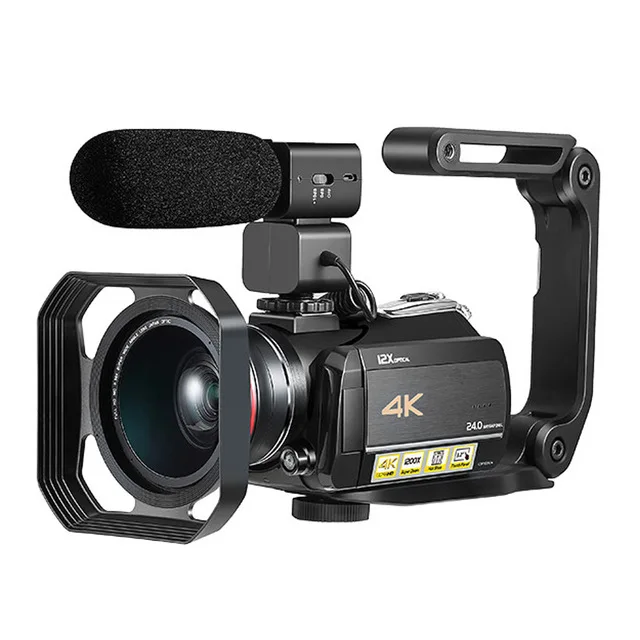 Ordro видеокамера 4K ORDRO AC5 12X оптический зум Wifi Full HD камера Filmadora Vlog