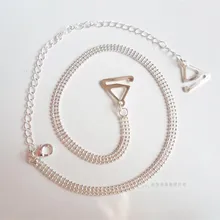 Модный сексуальный привлекательный бюстгальтер на бретельках металлический женский бюстгальтер на бретельках Baldric регулируемые нижнее белье аксессуары