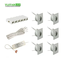 YLSTAR дизайн AC85-265V встраиваемые 6x4 W светодиодный мини-прожектор комплект Светодиодный прожектор потолочное освещение