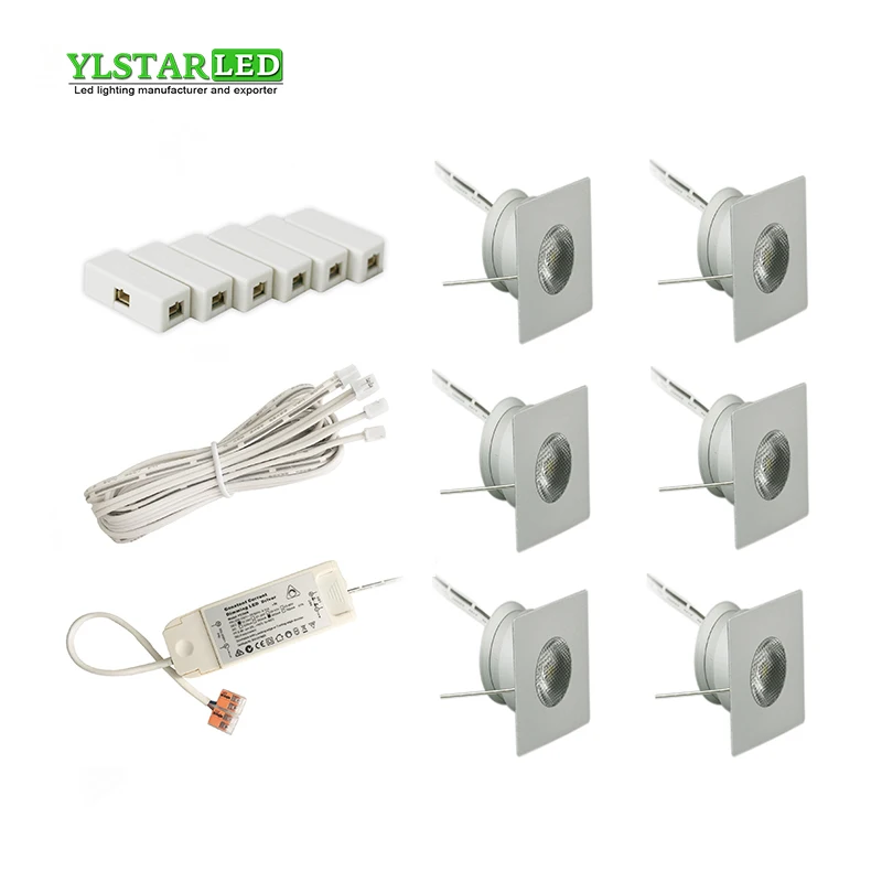 YLSTAR Бесплатная доставка 2018 новый дизайн AC85 265V утопленный 6x4 Вт Мини светодиодный