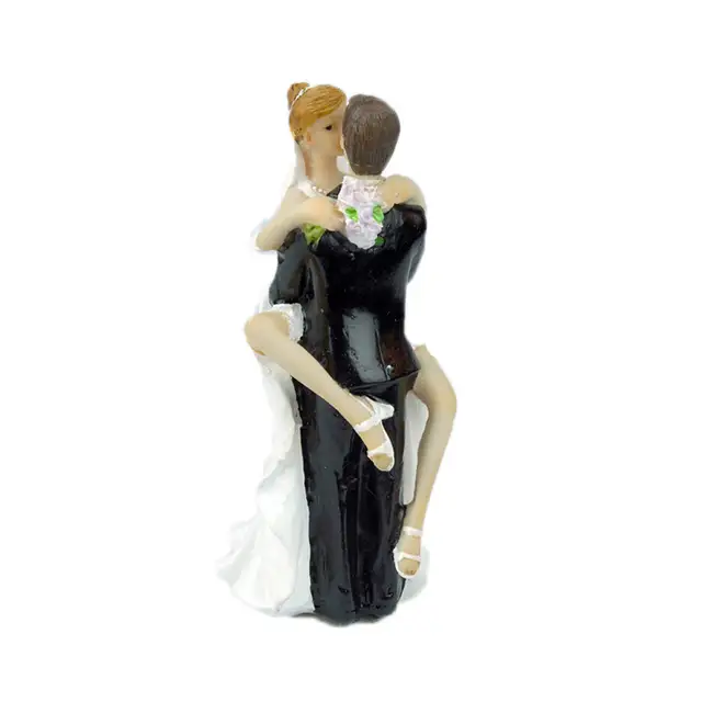 Wedding Cake Toppers Funny Sexy African American Bride And Groom