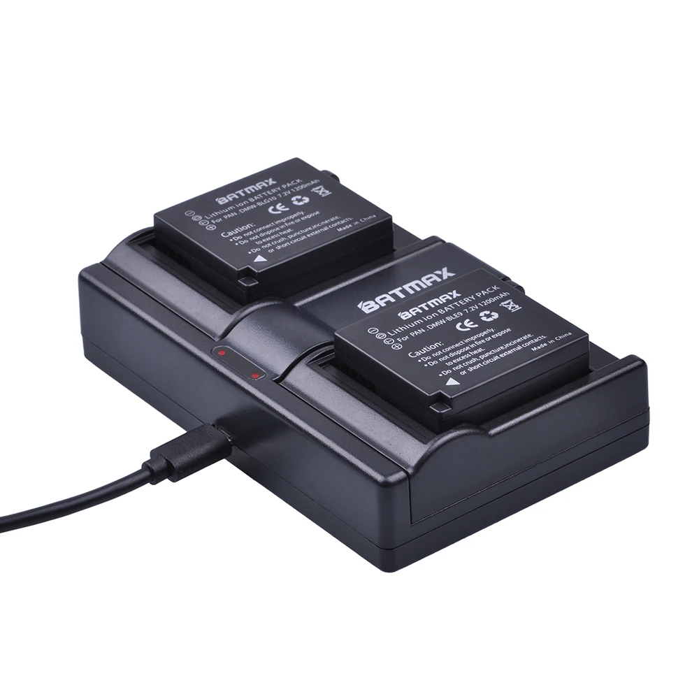 1 шт. DMW BLG10 BLE9 BPDC15 батарея + USB Двухканальное зарядное устройство для Panasonic LUMIX GF5 GF6
