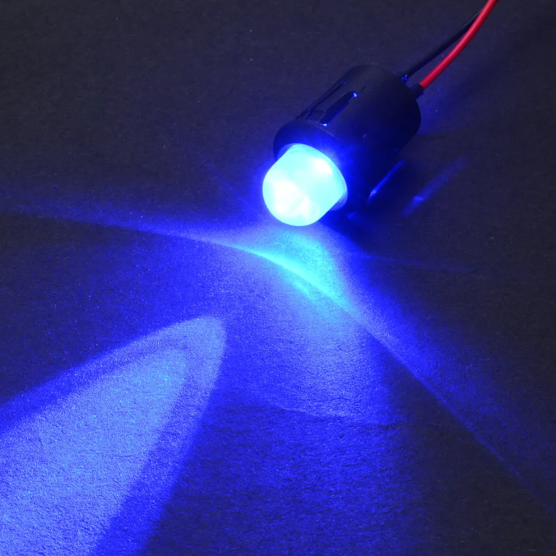 10pcs New 12V LED Ultra Bright Water Transparent Bulb 10mm Pre-Wired Constant Water Clear Bulbs Red / Yellow / Blue / White
