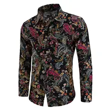 Long sleeve Linen Shirt Male Summer Dress Blouse Men's Clothing Casual Floral Shirt Mens Hawaiian style Long sleeve Linen Shirt Male Summer Dress Blouse Men's Clothing Casual Floral Shirt Mens Hawaiian style