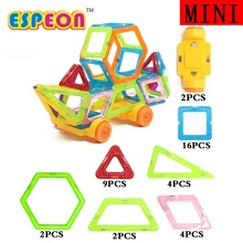 39 PCs Iluminai Educacional Aprendizagem Precoce de Construção Magnético Blocos de Construção Tijolos Brinquedos para Crianças Presente de Natal