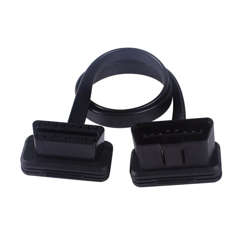 60 см 100 для плоских + тонкий как лапша OBD 2 OBDII OBD2 16Pin мужского и женского пола ELM327
