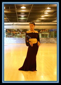 

Belly Dance Costumes Sets Best selling belly dance costume with top and skirt for practice HHT11
