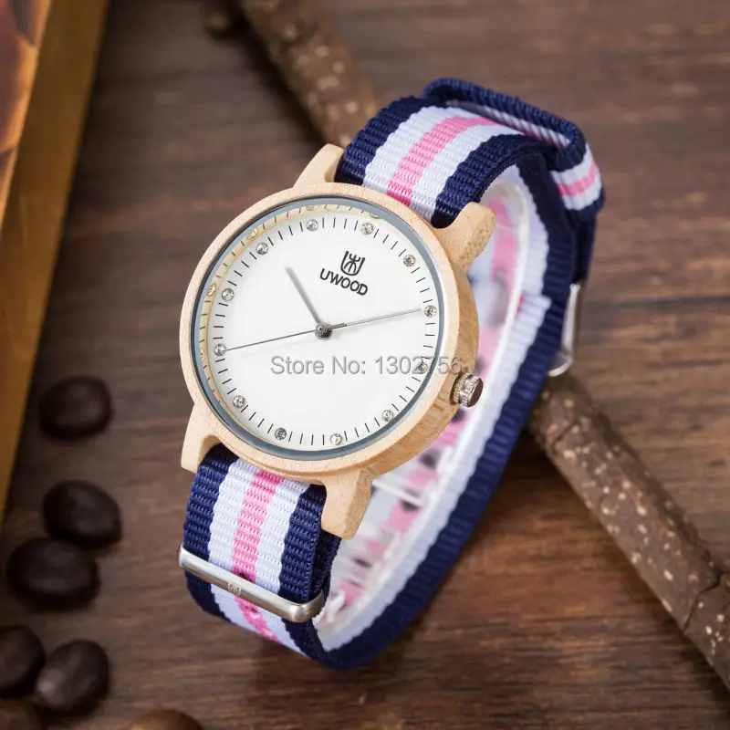 Uwood Luxury Brand Natural Maple Wood font b Watch b font For Women Japan MIYOTA Quartz