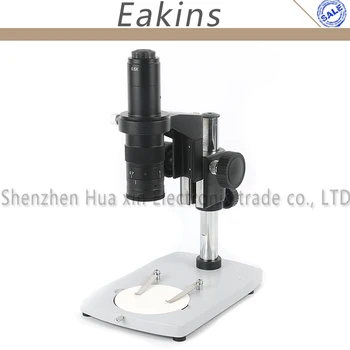 

Upper and Down Adjustable Industrial Video Camera Holder Table Stand 50mm Ring + 180X C-Moun Lens For Lab Industry Microscope