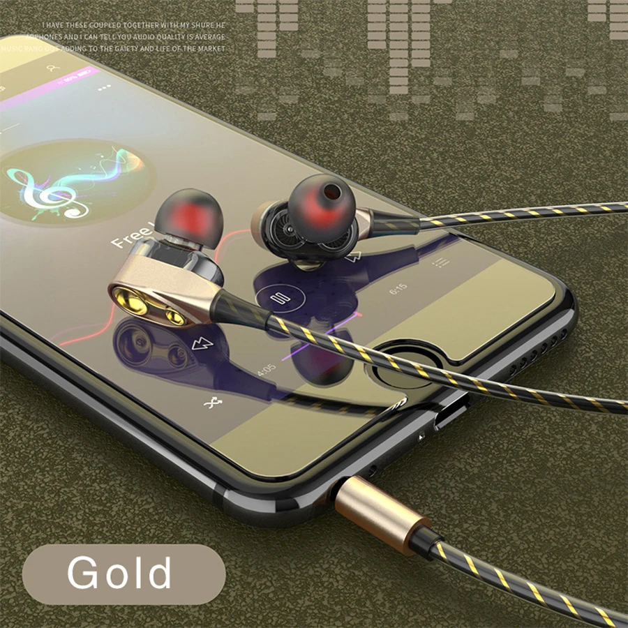 Проводные наушники вкладыши 3 5 мм с микрофоном стерео гарнитура для iPhone huawei Xiaomi