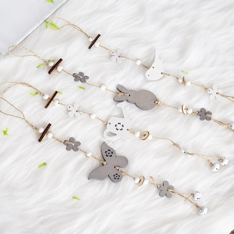 

Wooden Pendant For Easter Home Decor Hanging Decoration For Room Mini Decoration Wind Chimes Hanging Decorations