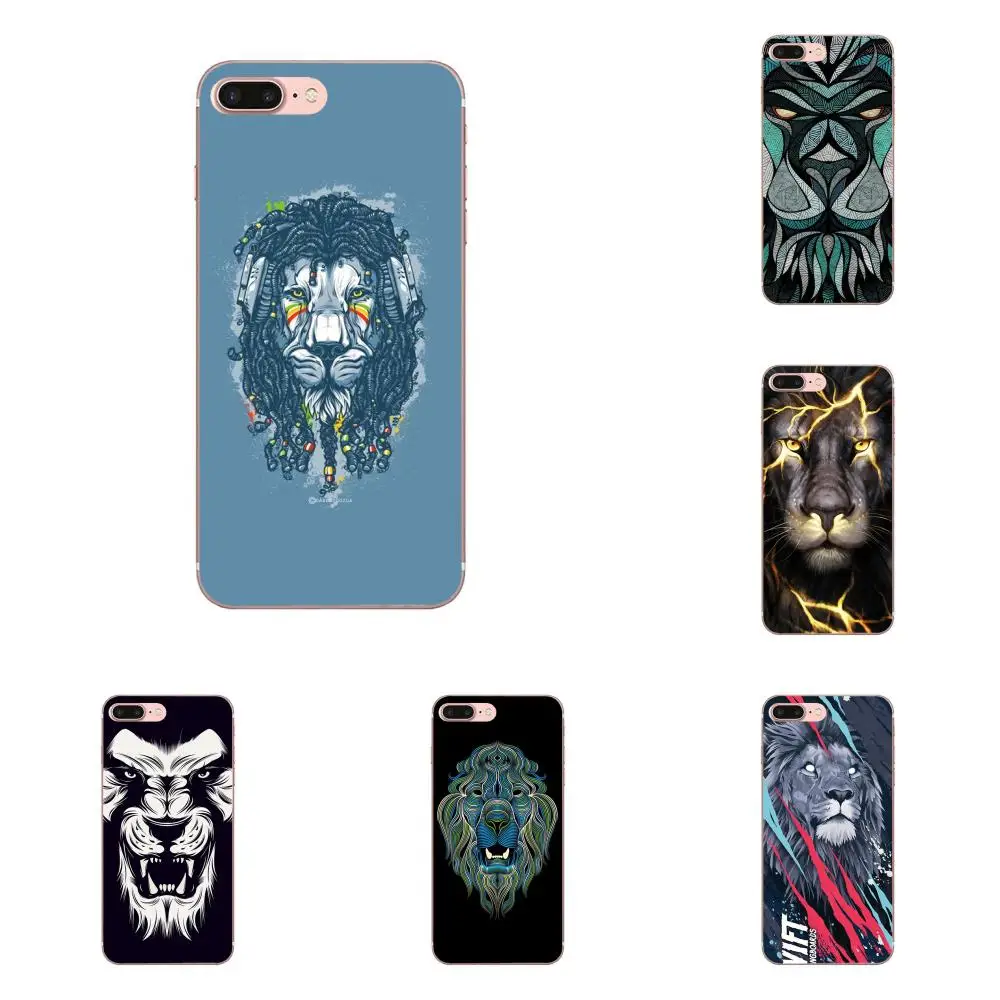 

Abstract Cool Digital Angry Lion Head For Huawei Honor 4C 5A 5C 5X 6 6C 6A 6X 7 7X 8 9 V8 V10 Y3II Y5II Y6II G8 P7 Play Lite