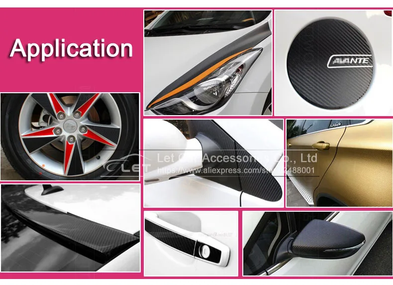  127cm x 30cm gray 3D carbon fiber film car stickers waterproof car styling wrap for Auto Vehicle de