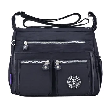 

Sleeper #401 2019 unisex Women's Solid Color Water Repellent Nylon Shoulder Bag Cross body Bag FASHION DESIGN hot Drop Shipping