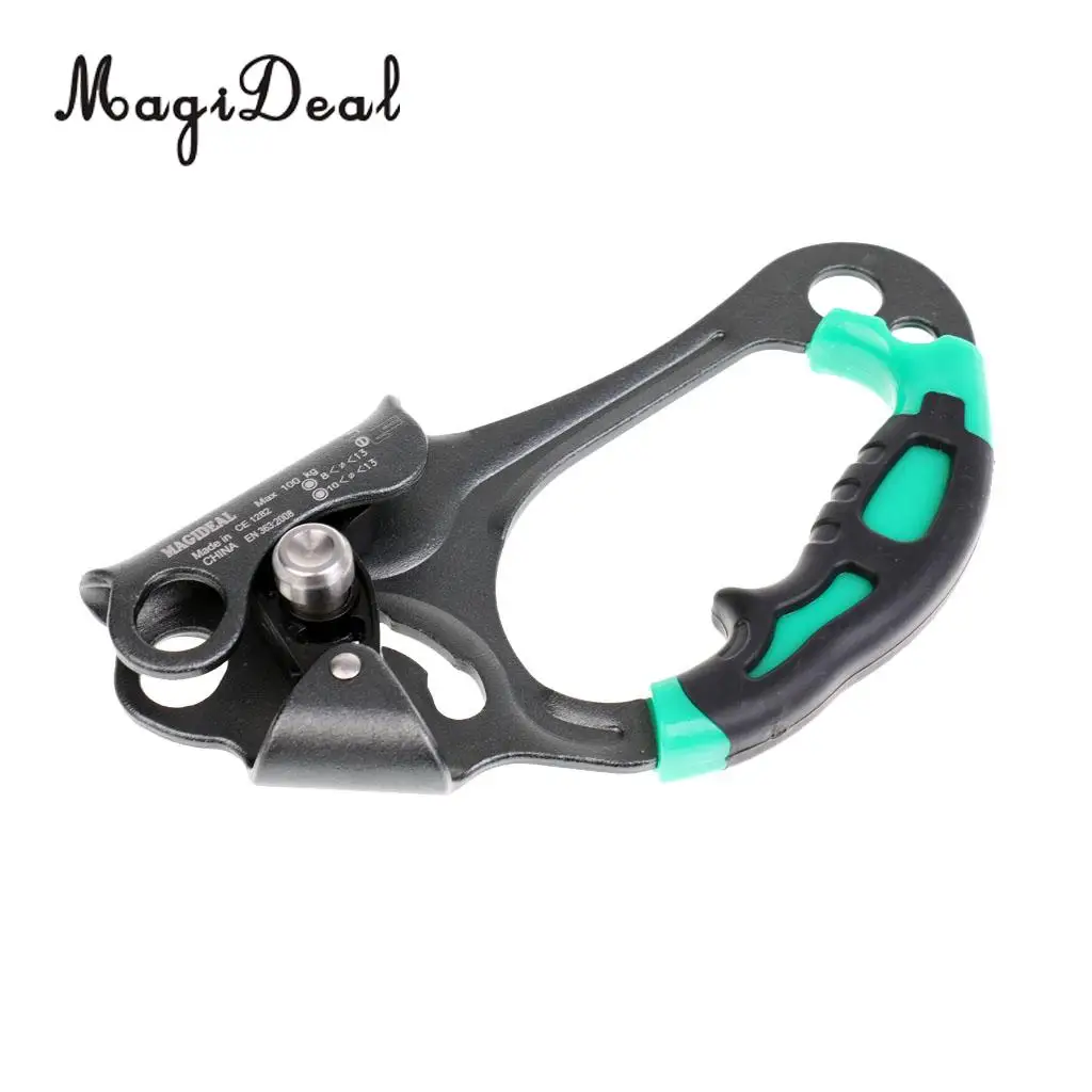 MagiDeal Durable Left Hand Ascender Rock Climbing Tree Arborist Rappelling Gear Equipment for Climbing Caving Outdoor Safety