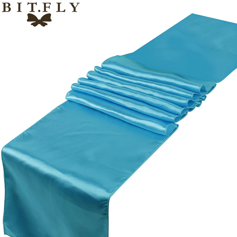 New 30*275 cm Light blue European style Fashion Banquet party table