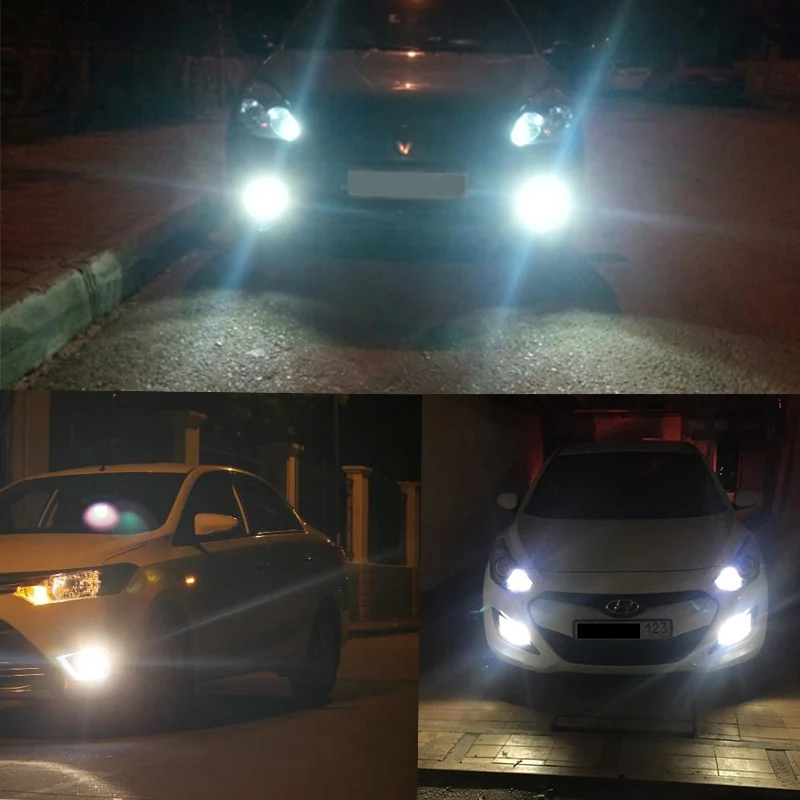 H11 H8 H9 белый 6000K 850LM 2835 66SMD автомобильная светодиодная противотуманная фара