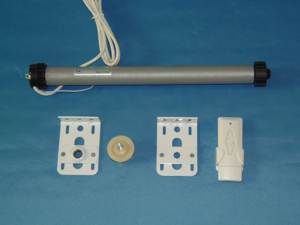 

Tubular motor and install bracket set, Dia 35mm,120V 60Hz, 230V 50Hz, remote control or wall switch