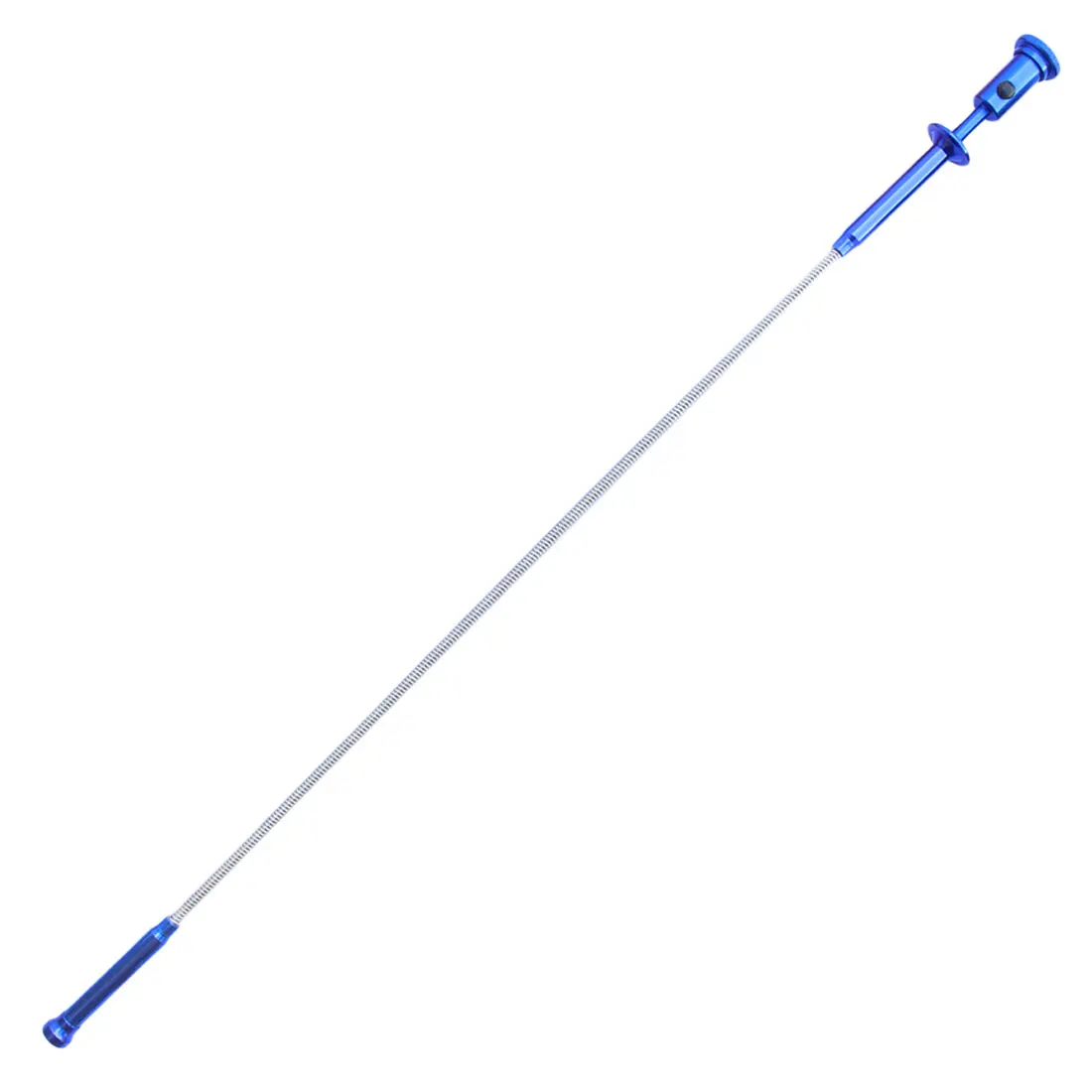 Горячая Гибкая палочка магнитный инструмент 4 коготь светодиодный светильник Магнитный длинный пружинный захват домашний туалетный гаджет канализационные инструменты для уборки - Цвет: Blue