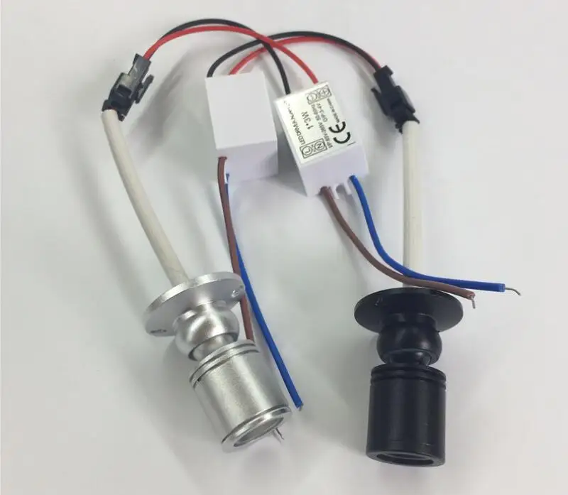 Мини 1 Вт 3 Вт Светодиодный точечный светильник ed светильник AC85-265V белый или теплый белый шкаф светодиодный светильник
