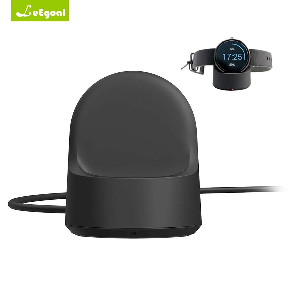 

Moto360 Qi Wireless Charger Stand Fast Quick Usb Charging Dock Station Cradle For Motorola Moto 360 Smart Watch Moto 360 2nd Gen