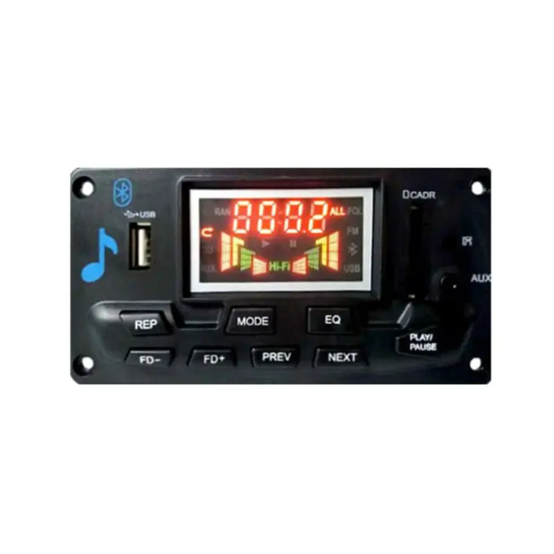 

Bluetooth 4.2 Audio MP3 Player Decoder APE Decoding Module LED Spectrum Indicator