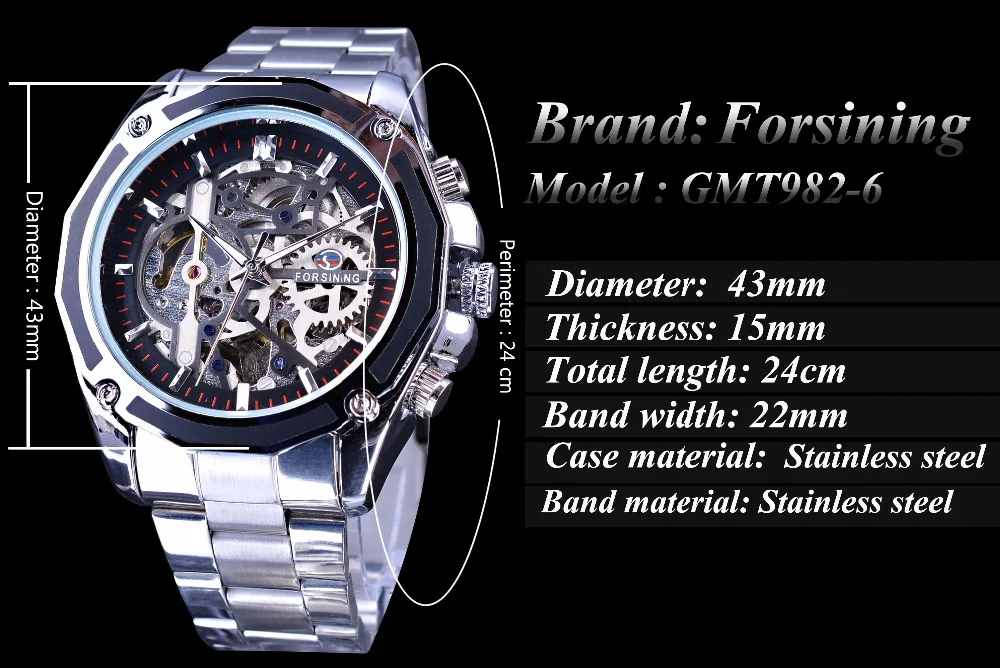 Forsining Mechanical Steampunk Tourbillion