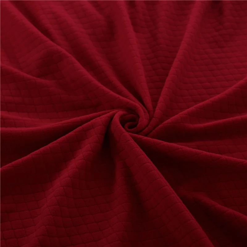 GFLUTOSE Winter Thick Dining Chair Cover Elastic Chair Covers Spandex elastic cloth Universal Stretch Seat Cover