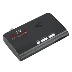 ЕС Digitale наземного HDMI 1080 P DVB-T/T2 ТВ коробка VGA AV CVBS тюнер на ТВ гнев Met Afstandsbediening HDMI HD 1080 P VGA DVB-T2