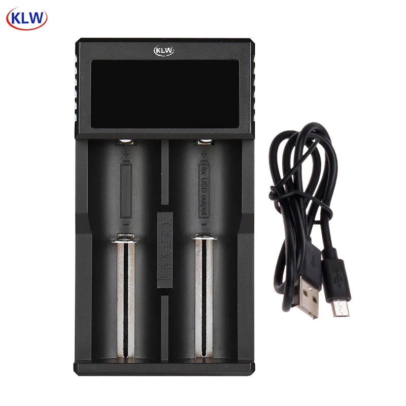 

2 Slots USB Intelligent Battery Charger with Power Bank Function for Lithium battery 26650 18650 18500 18350 14500 16340