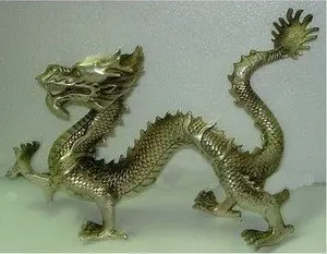 

0116P Chinese JiXiang Dragon Ball Bronze Statue AB00020 Fast shipping (A0314)