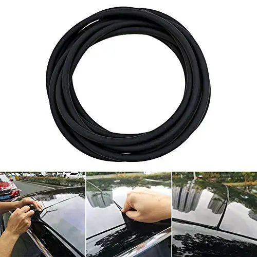 

Car Wind Noise Reduction Seal Strip Front Rear Windshield Sunroof Weatherstrip Edge Protector Anti-Dust Rubber Seal Strip