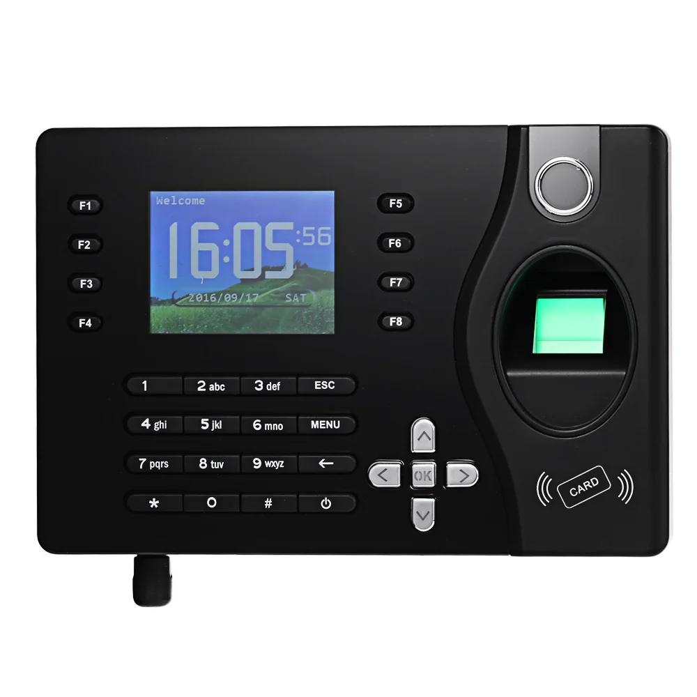 Color-TFT-screen-TCP-IP-Fingerprint-time-iclock-Fingerprint-time-attendance-Terminal-With-125Khz-Card-Reader (2)