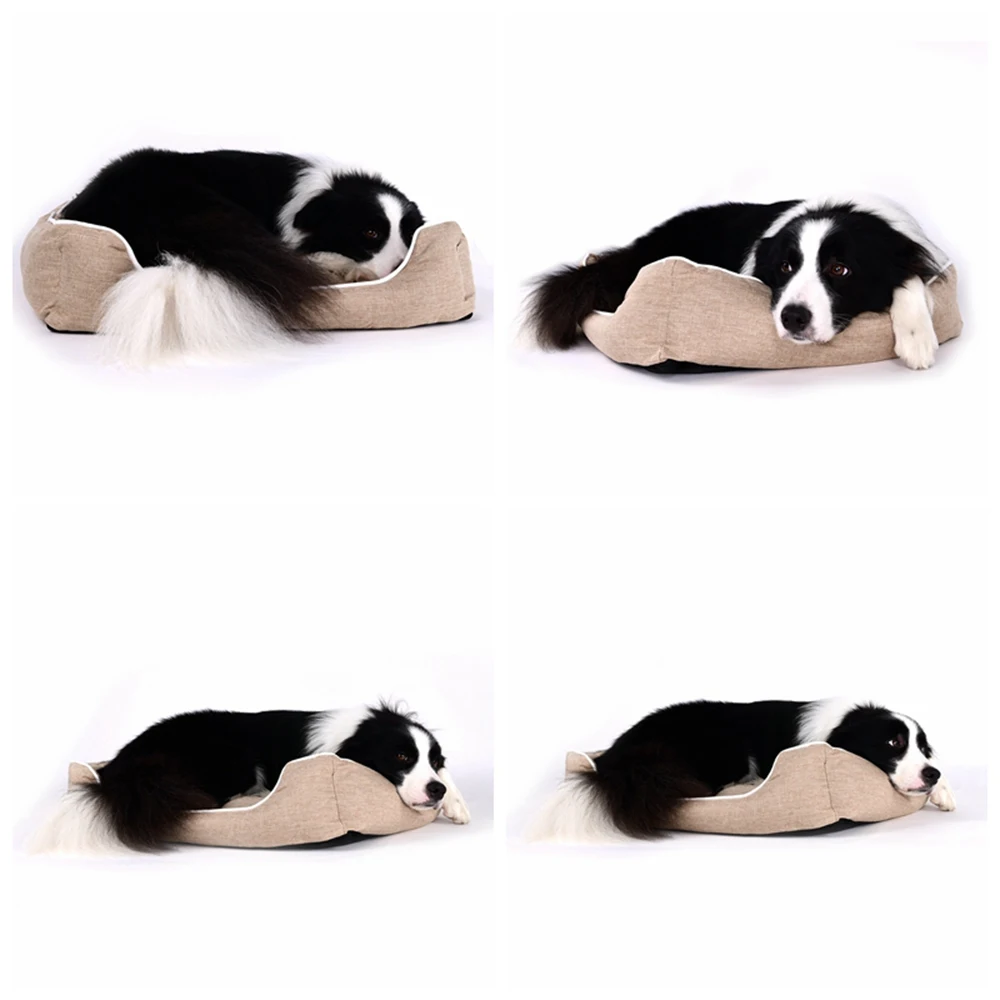 Solid Pet Dog Bed Sofa House Mats Kennel Cat Bed Sofa House Waterproof Washable Pet Dog Cat Bed House For Small Medium Large Dog (4)