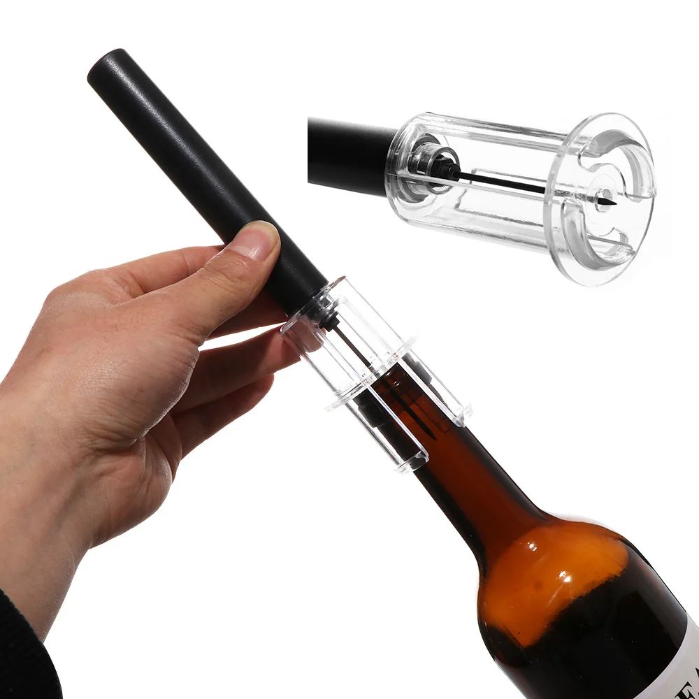 1PC Red Wine Corkscrew Bottle Opener Tool Foil Cutter Useful Cork