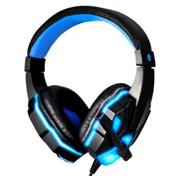 Горячая 3.5 мм Surround Stereo Gaming Headset повязка наушники с микрофоном для ПК видео игры
