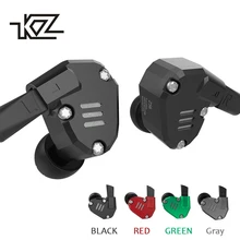 Плотным верхним ворсом KZ ZS6 наушники 2DD+ 2BA восемь драйвер наушников Гибридный вкладыши HIFI стерео гарнитура Спорт Съемная Bluetooth обновления кабель