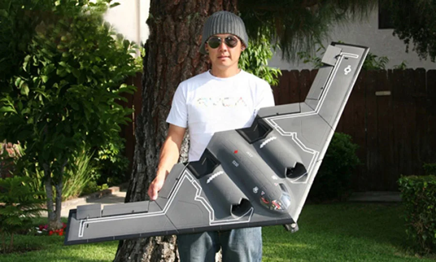 Серия Technic PNP версия RC plane B2 B 2 невидимый и стратегический бомбардировщик размах