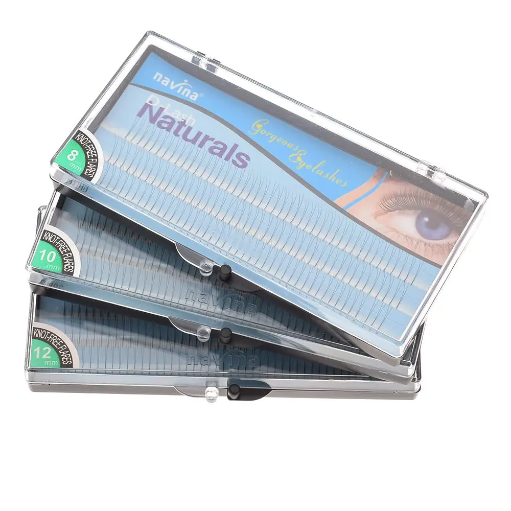 

Fashion8/10/12mm(3box) 2D Natural False Eye lash Individual Eyelashes Extension Kit and Makeup Tools