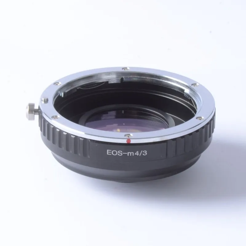 Focal Reducer Speed Booster Turbo adapter ring for EF Lens to m4 3 mount camera GF6