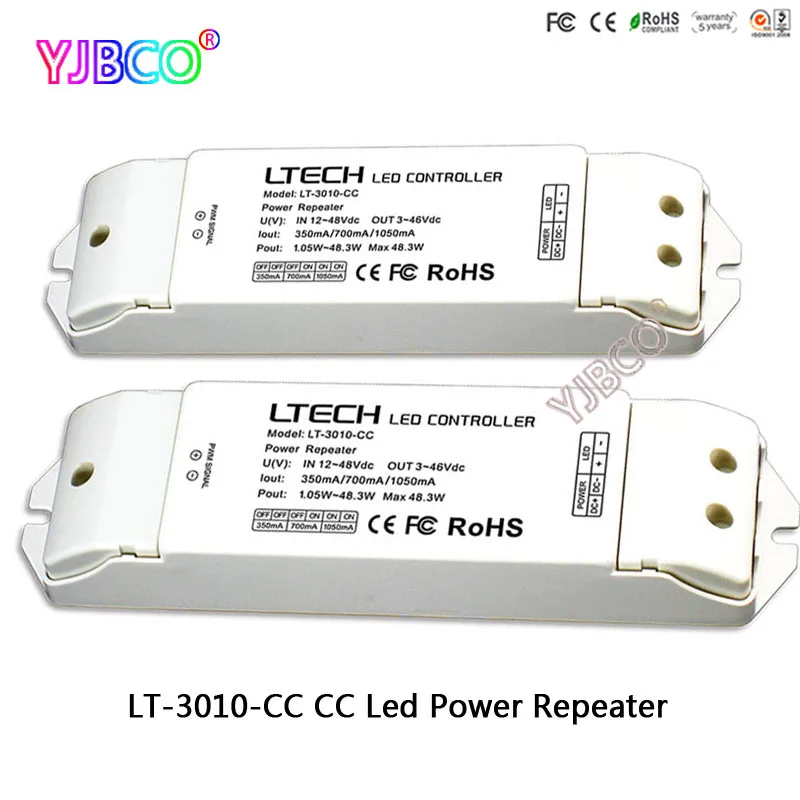 

led amplifier LT-3010-CC CC Led Power Repeater;DC12-48V input;CC 350/700/1050mA 3 in 1 *1CH output for cob led/led panel light