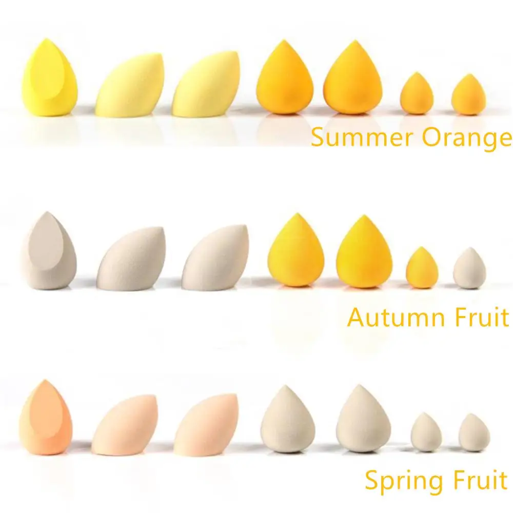 Preise Schönheit Make Up Schwamm Mixer Ultra Weichen Latex Freies Foundation Creme Concealer Mixer 7 teile paket