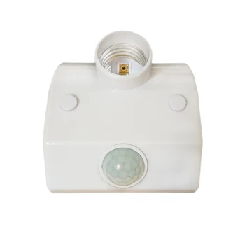 

E27 AC220 50/60HZ Infrared Motion Sensor Automatic Light Lamp Holder Switch Intelligent Light Motion Sensing Switch W/ Screws