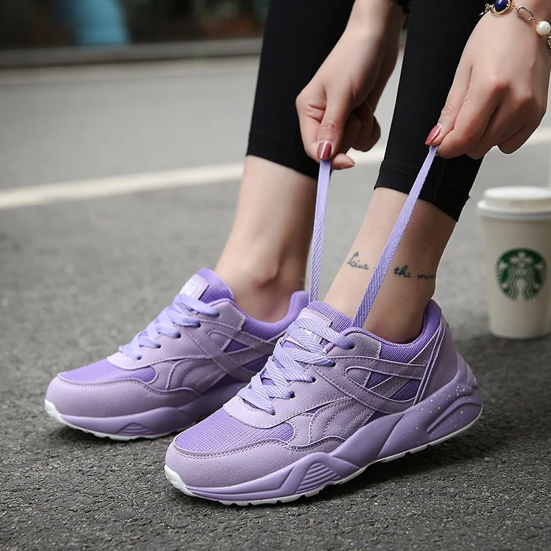 Women Sneakers Casual Shoes 2018 Brand New Breathable Low Top Tenis Sport Shoes Women Trainers Sapatilha Baskets Femme XZ47 (14)