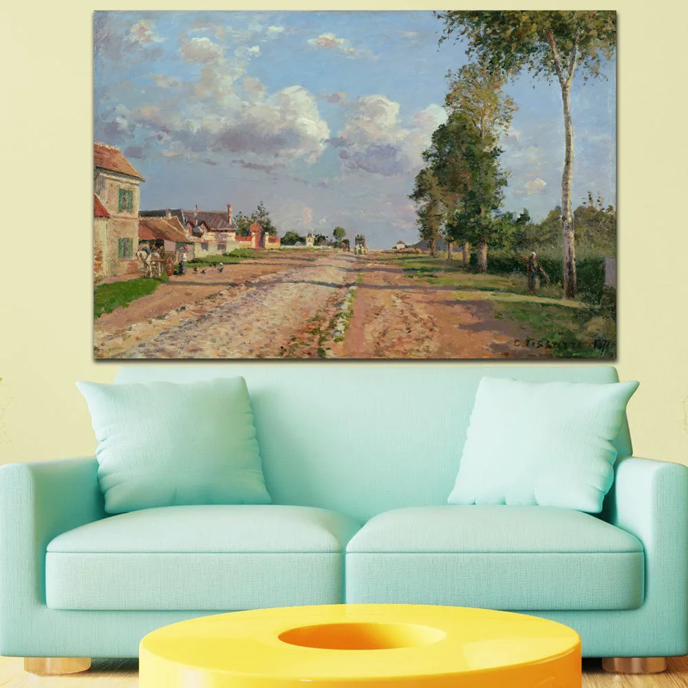 Impresion De Carretera De Gran Tamano De La Ruta De La Pared