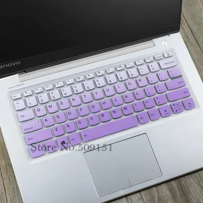 Силиконовый защитный чехол для клавиатуры lenovo Yoga 530 530s 530-13IKB Yoga 730 730S 530 IdeaPad 330s 530s Miix 630 C930 13IKB - Цвет: Gradient purple